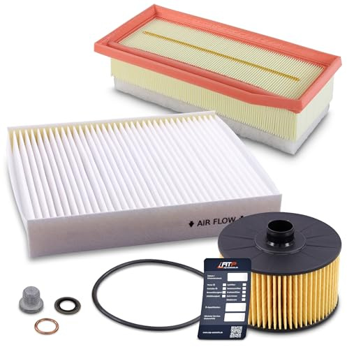 BESTPRICE ATP Inspektionspaket Filterset mit 1x Ölfilter, 1x Innenraumfilter | Kompatibel mit: DACIA DUSTER, LOGAN II, LOGAN MCV II, SANDERO II, RENAULT CAPTUR I, CLIO IV, CLIO IV Grandtour