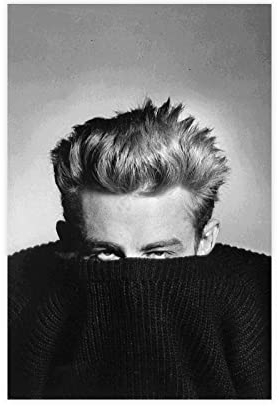 ZAPORA James Dean Poster auf Leinwand, Schlafzimmer, Dekoration, Sport, Landschaft, Büro, Raumdekoration, Geschenk, ungerahmt, 30 x 45 cm