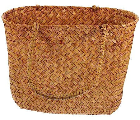 Parliky En Picknick-set Handgewebter Korb Praktischer Picknickkorb Aus Natürlichem Material Für Den Langfristigen Gebrauch
