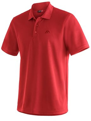 Maier Sports Ulrich, Herren Poloshirt, Leichtes Piqué-Funktionsshirt | Für Wandern und Freizeit, Dryprotec Technologie für schnelles Trocknen, Atmungsaktiv, Perfekt für den Sommer