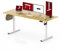 SANODESK Höhenverstellbarer Schreibtisch 200 x 80 cm Schreibtisch Höhenverstellbar Elektrisch Ergonomischer Steh-Sitz Tisch Computertisch für Heimbüro Homeoffice(ahorn)
