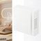 Campanello per porta dell'hotel, 220 V, con cavo, Din Don, 108 x 108 x 36 mm, pannello per campanello per interni, per case, uffici, hotel, ville
