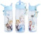 Disney Polar Gear Bouteille d'eau pour enfants avec paille La Reine des Neiges 500 ml – Cadeaux de la Reine des Neiges – Fournitures de rentrée scolaire – Bouteille d'eau pour filles avec breloque