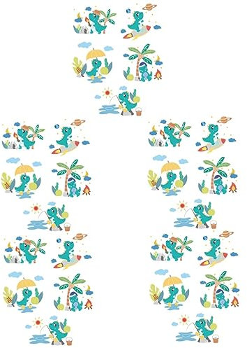 STOBAZA 5St Wandtattoo Dinosaurier Wandaufkleber für den Innenbereich Selbstklebender Wandaufkleber kinderzimmer wandsticker wall stickers for room Dekor Dinosaurier-Wandaufkleber PVC