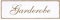 Dekolando Deko Türschild - Garderobe - Schild 150 x 50 mm - Schilder Türschilder Namensschilder Wohnung selbstklebend Holzschild Tür Holzschilder