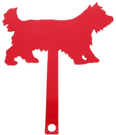 Milisten decoración del buzón postbandera herramienta para pelar de buzón para buzones de ladrillo accesorios para buzones reemplazo de la puerta del buzón Acrílico rojo