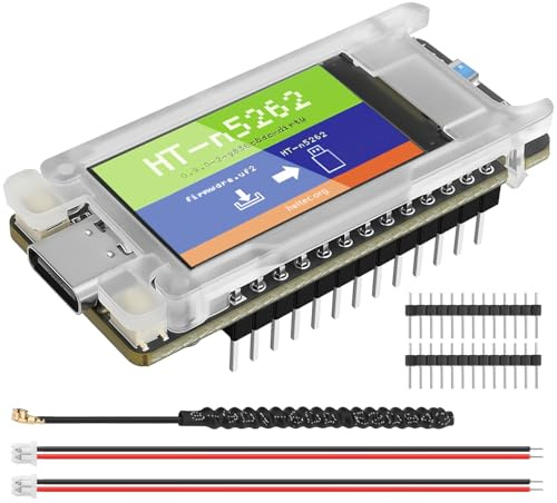 Mesh Node T114 Carte de Module avec écran TFT, nRF52840 SX1262, Prend en Charge Lora Bluetooth 5.0 GPS Externe et Panneau Solaire pour Meshtastic Arduino LoRawan IOT (915 MHz)