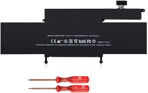 A1493 A1582 Battery Compatible for 13” inch MacBook Pro A1502 Retina Laptop, End 2013 Mid 2014 Early 2015
