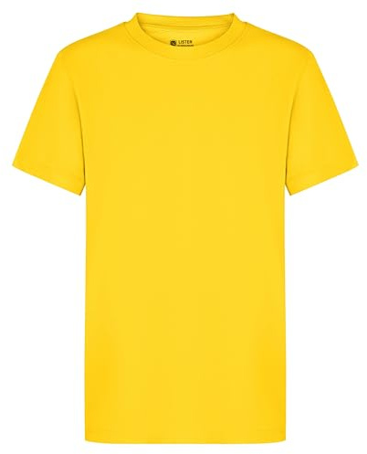 Kids Plain T-Shirt 100% Cotton Boys Girls School PE Sports Day, 35 Colours