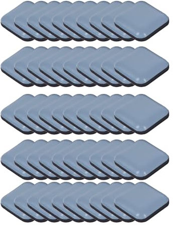 50 Stück leise gleitende ABS-Möbel-Pads zum Schutz von Harthölzern und Laminatböden