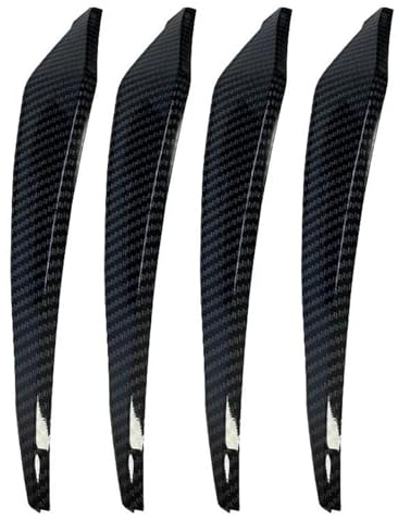 YIJIAVSX Radlauf Kotflügel Für VW Für Golf 2 3 4 5 6 6 7 GTI GTD R R32 Mk4 Mk5 Mk7 Mk8 Tsi Tdi Estate 4PCS Auto Rad Augenbrauen Fender Spritzschutz(Carbon Fibre Look)