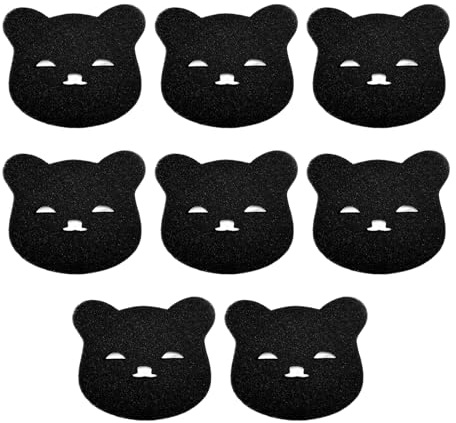 8 PCS Hair Catcher Washing Machine,Pet Hair Catcher Washing Machine,Reusable Soft and Flexible,Used to Clean Clothes and Absorb Impurities White