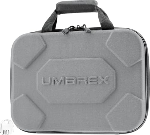 Umarex Eva-Hartschaum Pistolentasche, 35,6 cm, Grau | Noppenschaumeinlage, Zahlenschloss