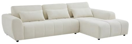 Vente-unique - Sofa ohne Schlafmöglichkeit 6 Fabarto - Polyester - beige