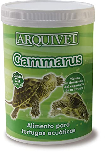 ARQUIVET Gammarus 1050 ml - Comida para Tortugas - Alimentación Natural para Tortugas acuáticas - Alimento Completo para Tortugas de Agua - Alimento Flotante Tortugas