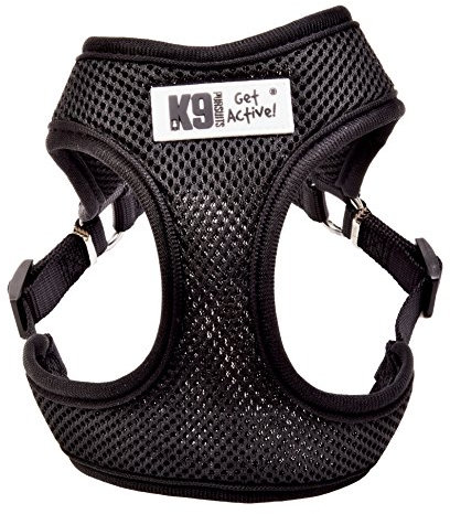 K9 Pursuits Hi Tec Mesh Harness, Black, X-Small