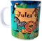 Tasse enfant plastique incassable ou céramique personnaliséeJungle, zoo, safari - Cadeaux enfant original