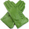 Damen Neu Premium Qualität Super Weich Handschuhe Echtleder - Grün, L