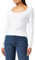 Vero Moda Women's Vmmaxi My Soft Short U-neck Ga Long Sleeve Top, White (Bright White Bright White), S UK