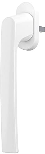 Premium Aluminium Fenstergriff für Kipp- und Schiebetüren, Farbe:Weiß RAL 9016, Stiftlänge:40mm
