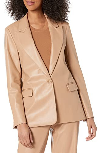 The Drop Anouk Blazer für Damen, Camel, Größe XXS