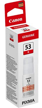 Canon GI-53 R Bouteille d'encre, pour imprimante jet d'encre PIXMA MEGATANK, rouge