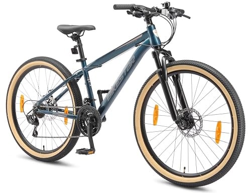BIKESTAR Mountainbike Hardtail | Shimano 21 Gang | Scheibenbremse | 26-27-29 Zoll Reifen | 15-17-19 Zoll MTB Rahmen | RISIKOFREI TESTEN