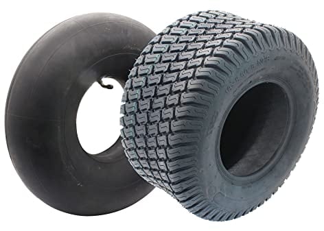 SECURA Pneu avec chambre à air 18x8.50-8 compatible avec diverses tondeuses à gazon autoportées