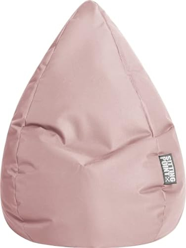 Sitting Point Brava Bean Bag Pouf XL env. 220 l Vieux Rose