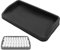 EVTSCAN Heavy Duty Rubber Golf Ball Tray, Golf Accessories, 4lb, Holds up to 100 Practice Balls, Compatible with All Hitting Mats, Range Ball Tray, Won't Blow Away (Black)