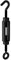 National Hardware N820-119 Spannschloss Haken und Öse, 3/16 Zoll × 5-1/2 Zoll, Schwarz