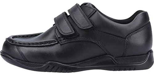 Hush Puppies Hudson Junior School Uniform Shoe, Black, 10 UK Child