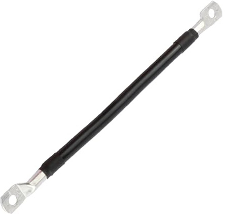 35mm² 240A Copper Battery Lead Power Strap Earth Bond Lead Cable M8 Positive/Negative
