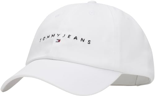 Tommy Jeans Herren Cap Basecap, Weiß (White), S-M