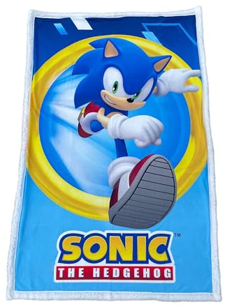 HOMADICT PLAID SHERPA 100X150 CM SONIC THE HEDGEHOG