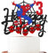 Spider-man 3rd Birthday Cake Topper with Candle Red Spider Candles Cake Decorations for Boys Kids,Happy 3rd Birthday Spider Theme Party Candles Cake Cupcake Topper for Boys Girls 3rd Birthday Decor