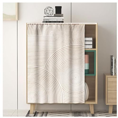 BLUEZY Tende per Armadi, Tende per Armadi per Scaffali, Sospesa Noren Tenda, Tenda per Armadio per La Privacy per Mensole Pannello A Parete Porta, Scarpiera, Libreria A,(W x H) 50x90cm
