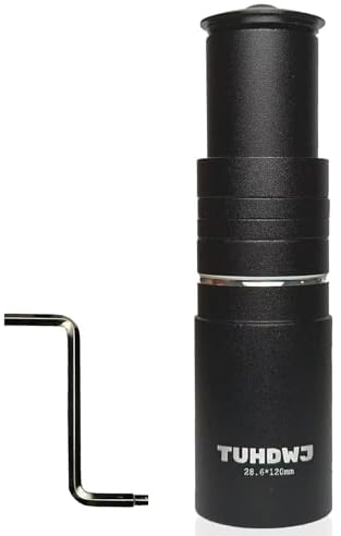 TUHDWJ Bike Stem Riser, Bike Handlebar Stem Extender, Aluminum alloy Bicycle Handlebar Raiser Adapter, With Hexagonal Wrench, for 1-1/8’’28.6mm, Fork Stem Extender, for Mountain Bike, Road Bike, MTB
