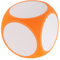 TOYANDONA löschbare Würfel Trockenlöschblöcke Schaumstoffwürfel für das Klassenzimmer Schaumstoffwürfel für Kinder Spielzeug für Kinder kinderspielzeug Spiel Requisiten Leere Würfel Orange