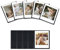 Quadratischer magnetischer Bilderrahmen für Kühlschrank, personalisierbar, für Instax Square SQ40/SQ1/SQ60/SQ20/SQ10/SQ6/SP-3-Filme, für 7,1 x 8,6 cm große Bilder (10 Stück) (schwarz)