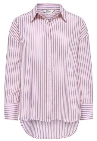 ONLY Onloregon Alva Ls Reg Shirt Noos WVN Onloregon Alva Ls Reg T-Shirt Noos WVN Femme (Lot de 1)
