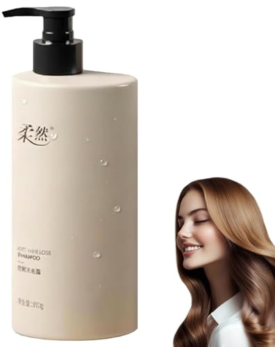 Rouran Shampoo, Rouran Anti-Haarausfall-Shampoo, Rourans feuchtigkeitsspendende, glättende Haarshampoos, Rourans effiziente Reinigungsshampoos, tiefenwirksam nährend und erfrischend (1)