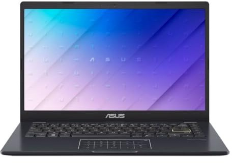 ASUS Vivobook Go 14 14 FHD IPS Laptop Intel Celeron N4500 Dual-Core 4GB RAM 128GB eMMC Windows 11 Home USB 3.2 USB-C HDMI Black Notebook - E410KA-EB996WS (Renewed)
