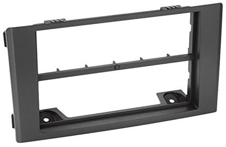 Carmedio 1-din façade d'autoradio avec crête Ivoire Daily 5 à partir de 2007, Noir