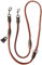 HUNTER Round and Soft Cody Verstellbare Führleine für Hunde, Leder, rund, rustikal, 1,0/200 cm, cognac