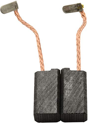 Buildalot Universal Kohlebürsten bu_8719468497858 für Flex Mauernutfräse MSF130 - 6,3x8x15mm - 0,25x0,31x0,59'' - Mit Federn, Kabel und Stecker - Ersatz für Originalteile K44