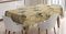 ABAKUHAUS Biene Tischdecke, Umweltfreundlich Bienenzucht, Personalisierter Druck mit Klaren Farben Waschbar Wasserfest kein Verblassen, 140 x 170 cm, Salbeigrün Beige