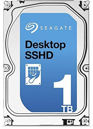 Festplatte Seagate SSHD Hybrid 1TB 8GB Flash 3.5' 64 MB SATA 6Gb/s ST1000DX001 (Generalüberholt)