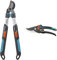 Gardena TeleCut 520-670 B Astschere: kompakte Bypass-Baumschere & Gartenschere B/S XL: Pflanzenschonende Baumschere mit Bypass-Schneide für Äste und Zweige, max. Schneid-Durchmesser 24 mm