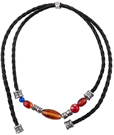 Boland 74128 - Armband Pirat, mehrfarbig, verstellbare Größe, für Erwachsene, Armkette mit Perlen, Seeräuber, Freibeuter, Indianer, Karneval, Fasching, Fastnacht, Mottoparty, Halloween